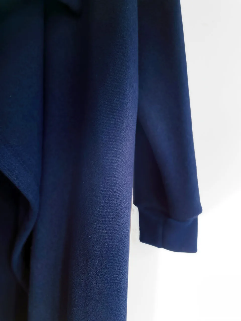 Dreamy Cotton Fleece Wrap in Navy