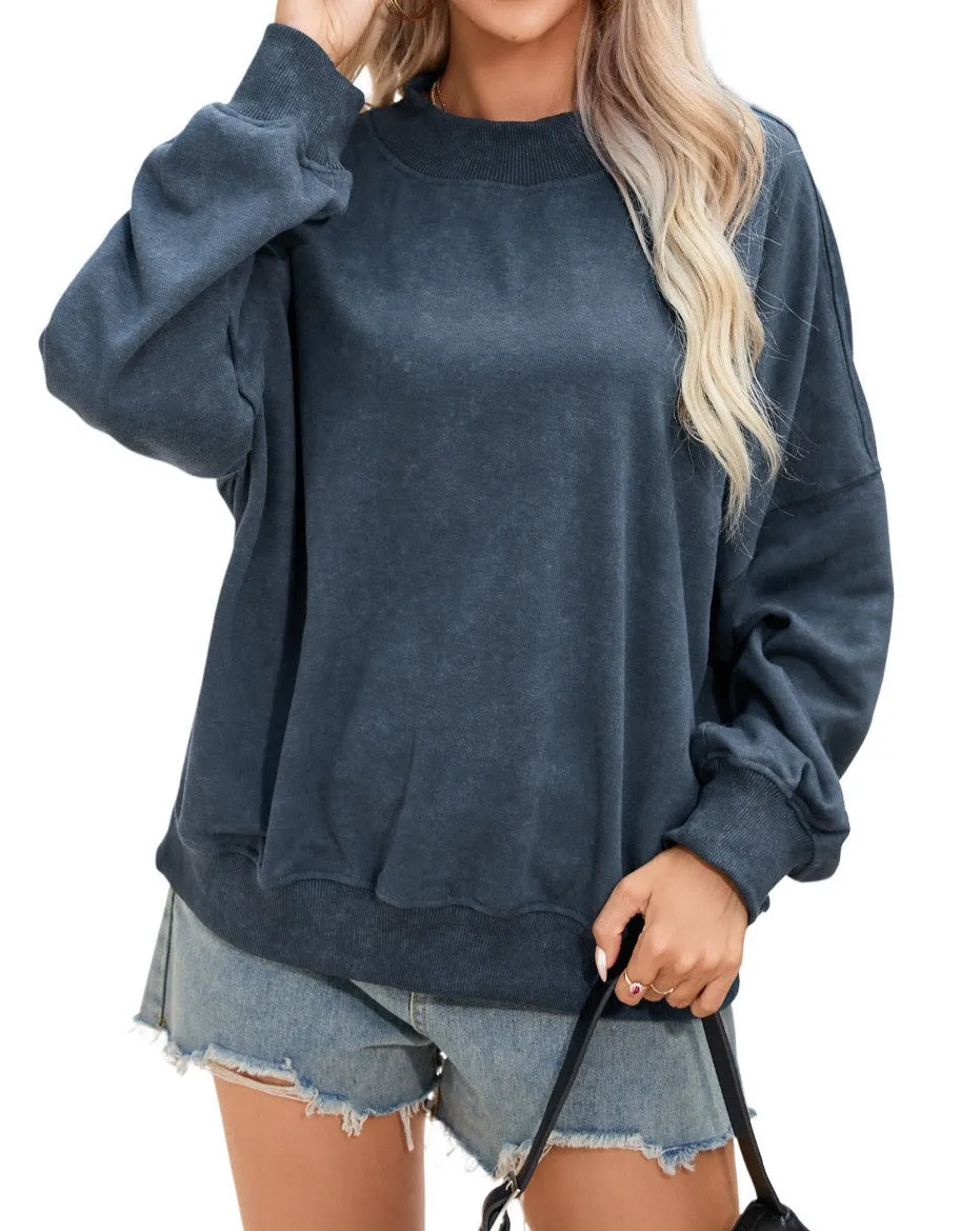 Drop Shoulder Crewneck Sweatshirt