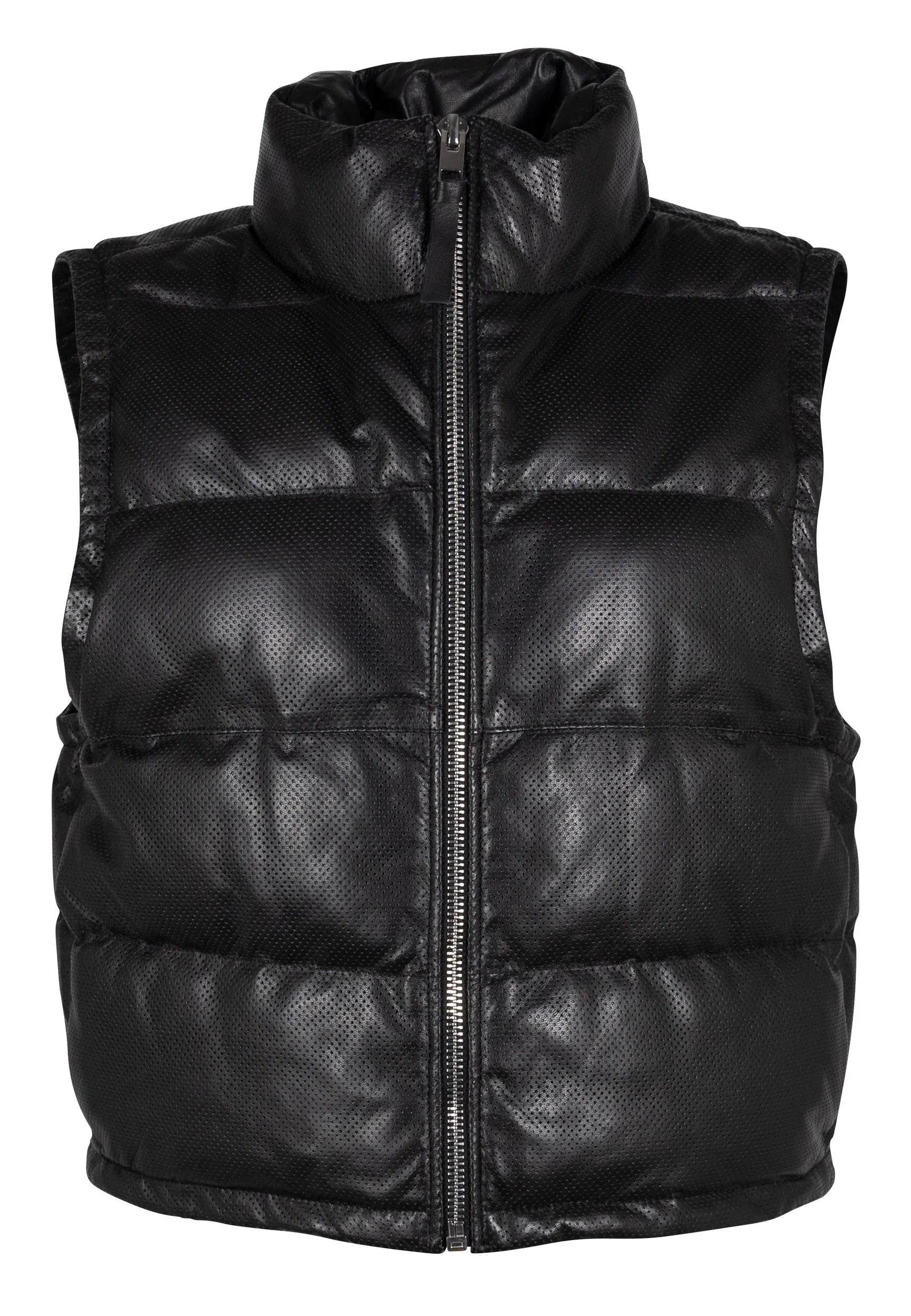 Ellice Perforated Puffer Vest