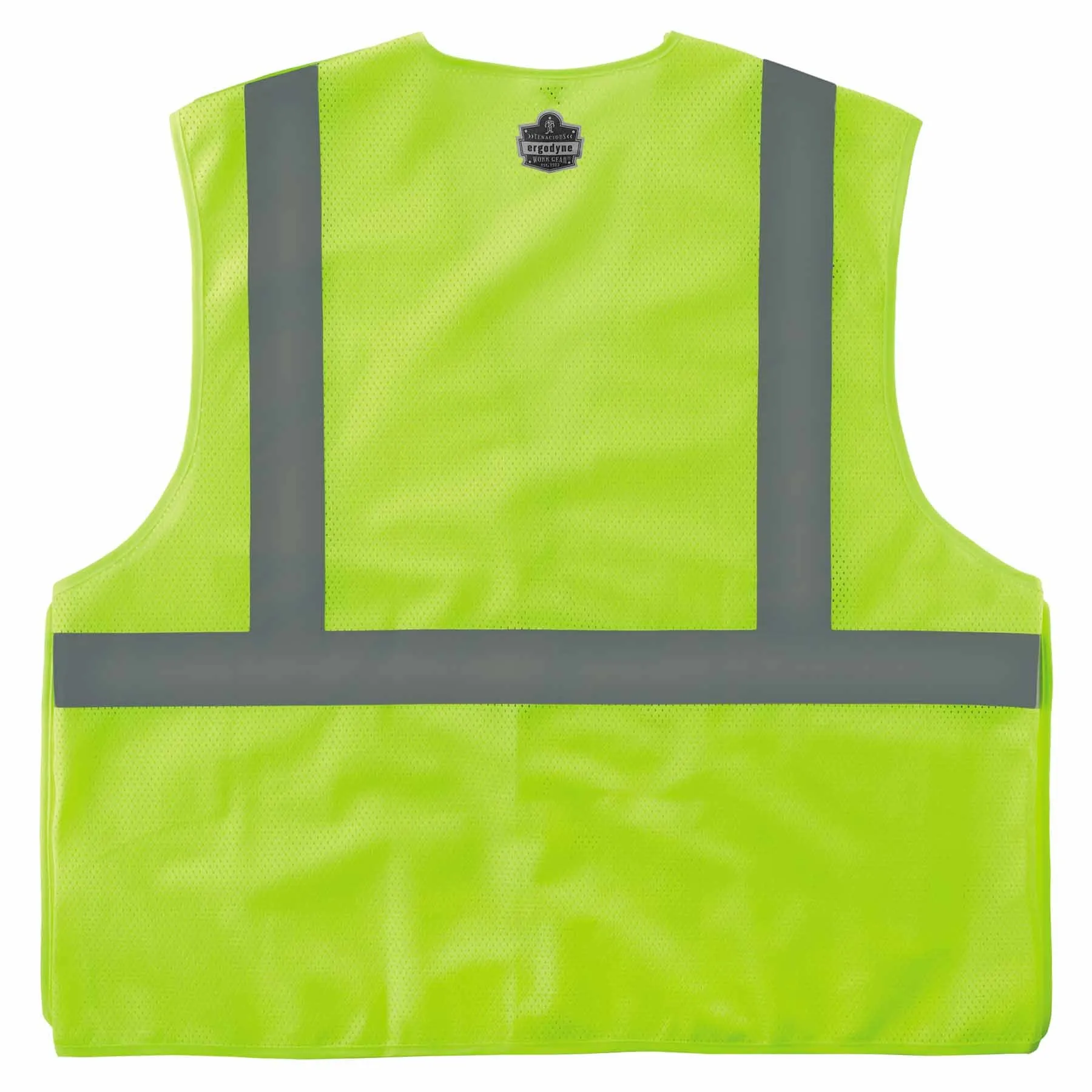 Ergodyne 24546 8215BA-S 2XL Lime Class 2 Economy Breakaway Mesh Vest - Single Size