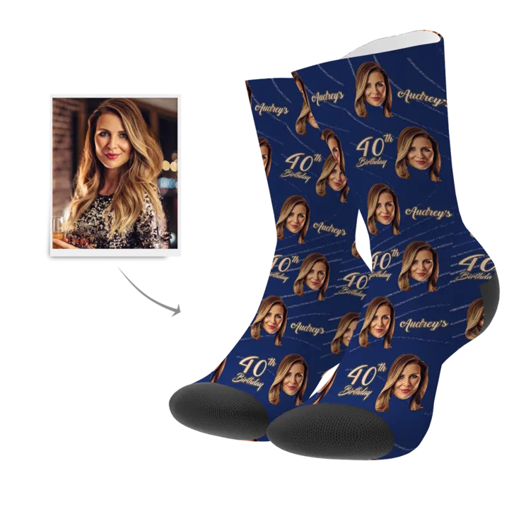 Face On Socks, 40th Birthday Gifts