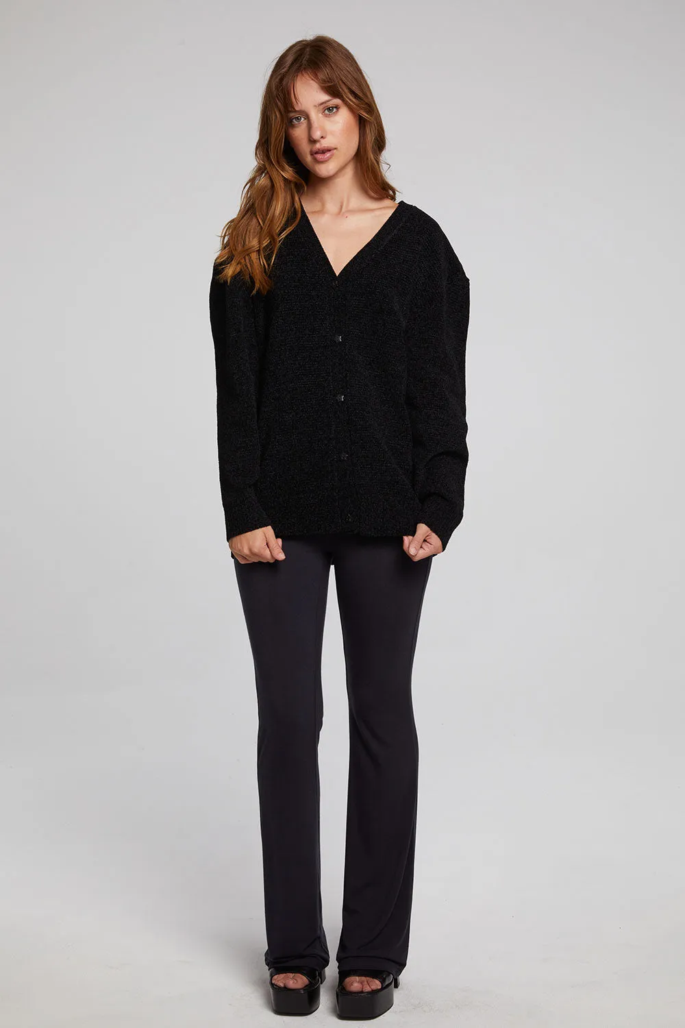 Fairfax Licorice Cardigan