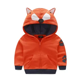 Fox Cartoon Jacket Hooded - Free Shipping to N.A.