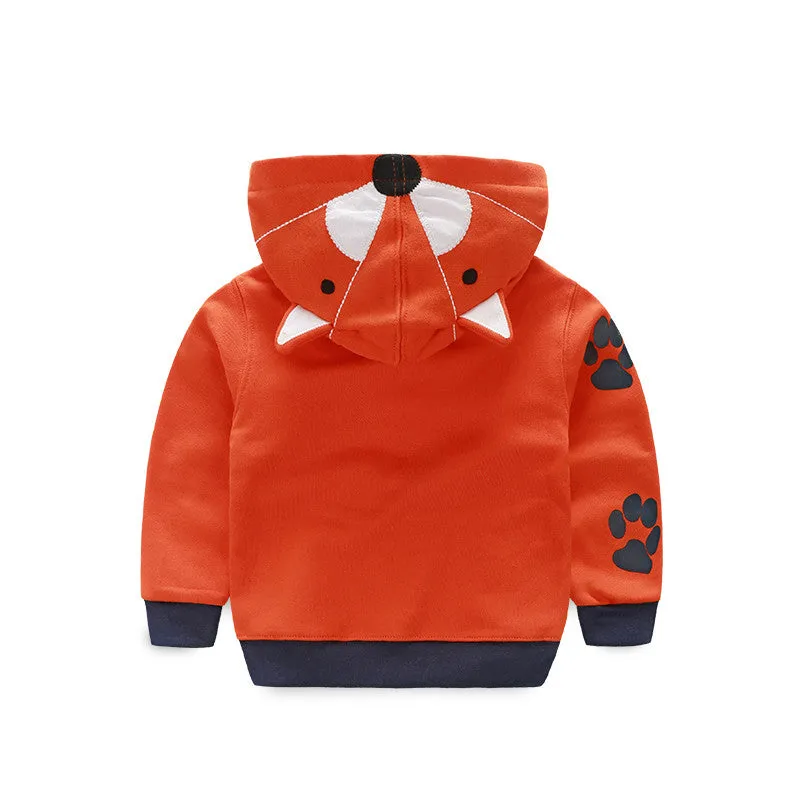 Fox Cartoon Jacket Hooded - Free Shipping to N.A.