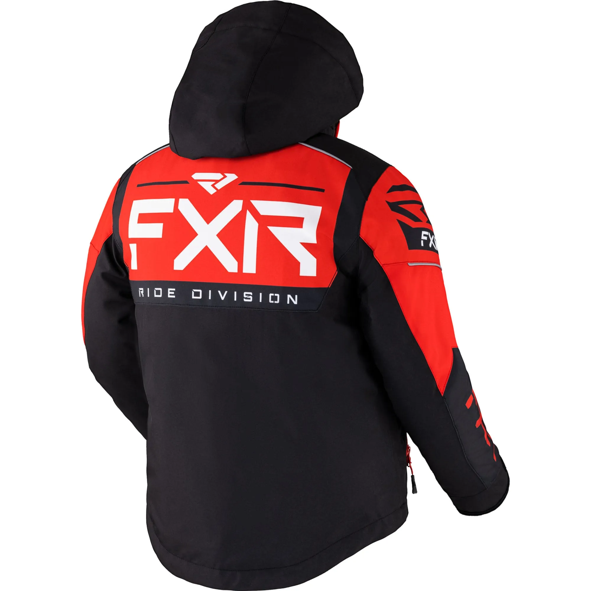 FXR  Youth Helium Snowmobile Jacket Thermal Flex Insulated Warm Black Red