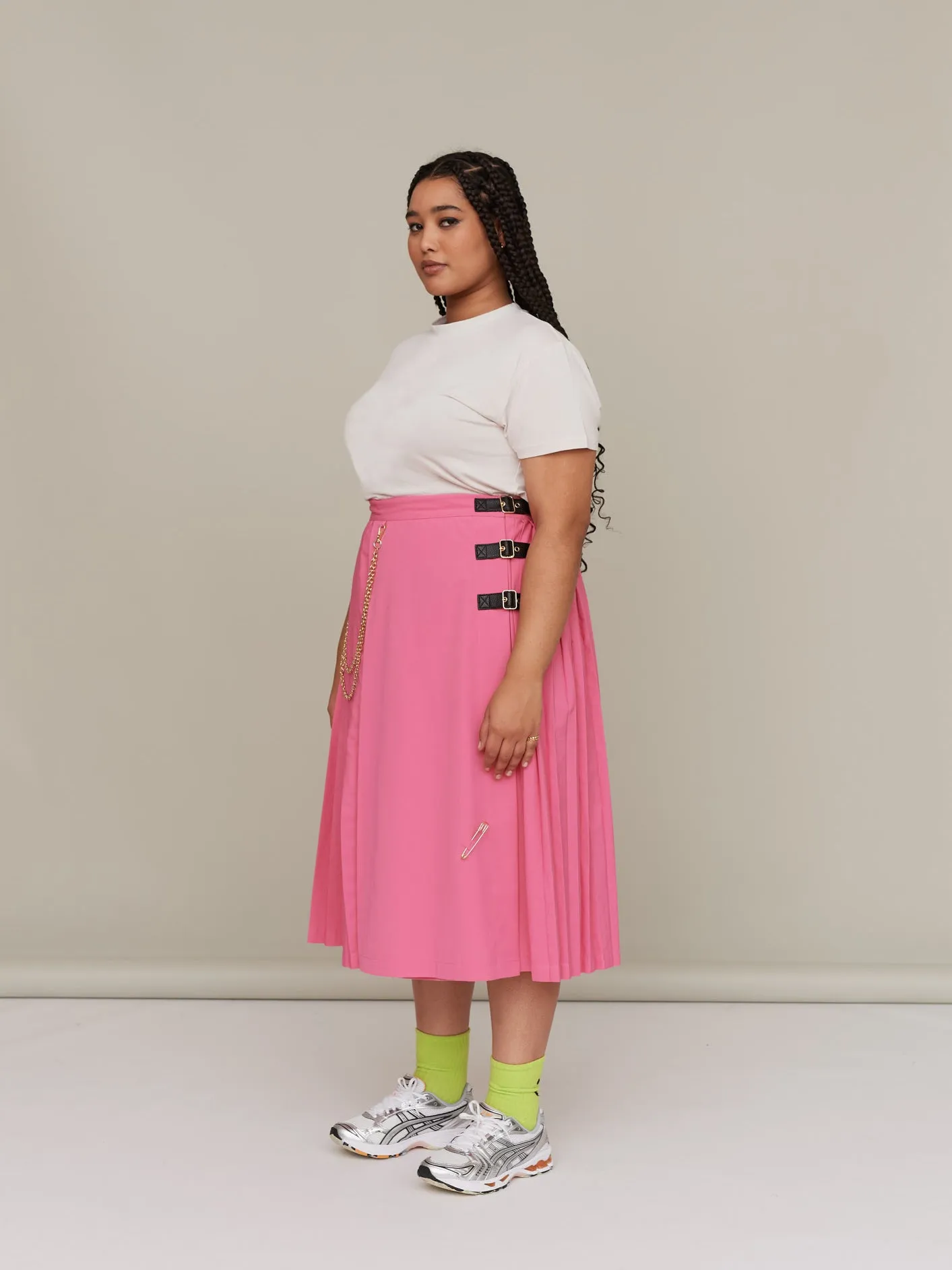 G.E.M Punk & Pink Kilt Skirt