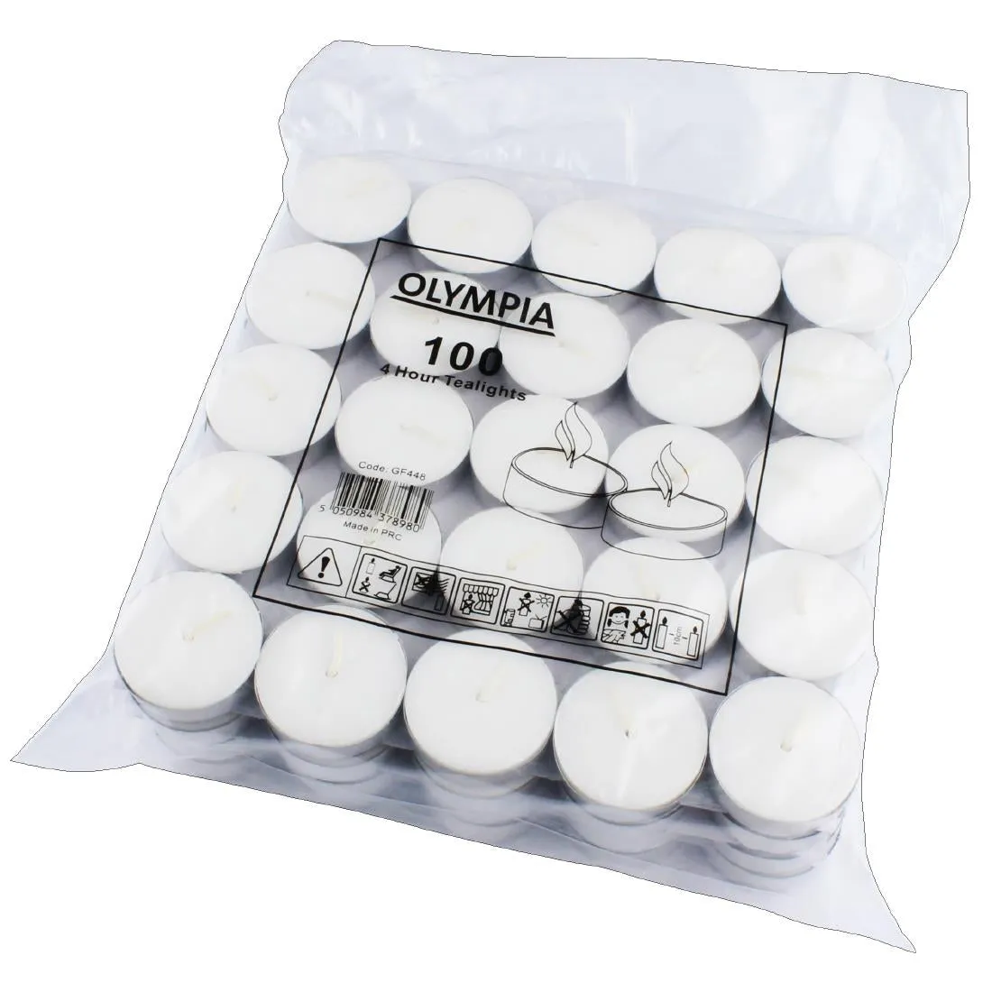 GF448 Olympia 4 Hour Tealights (Pack of 100)