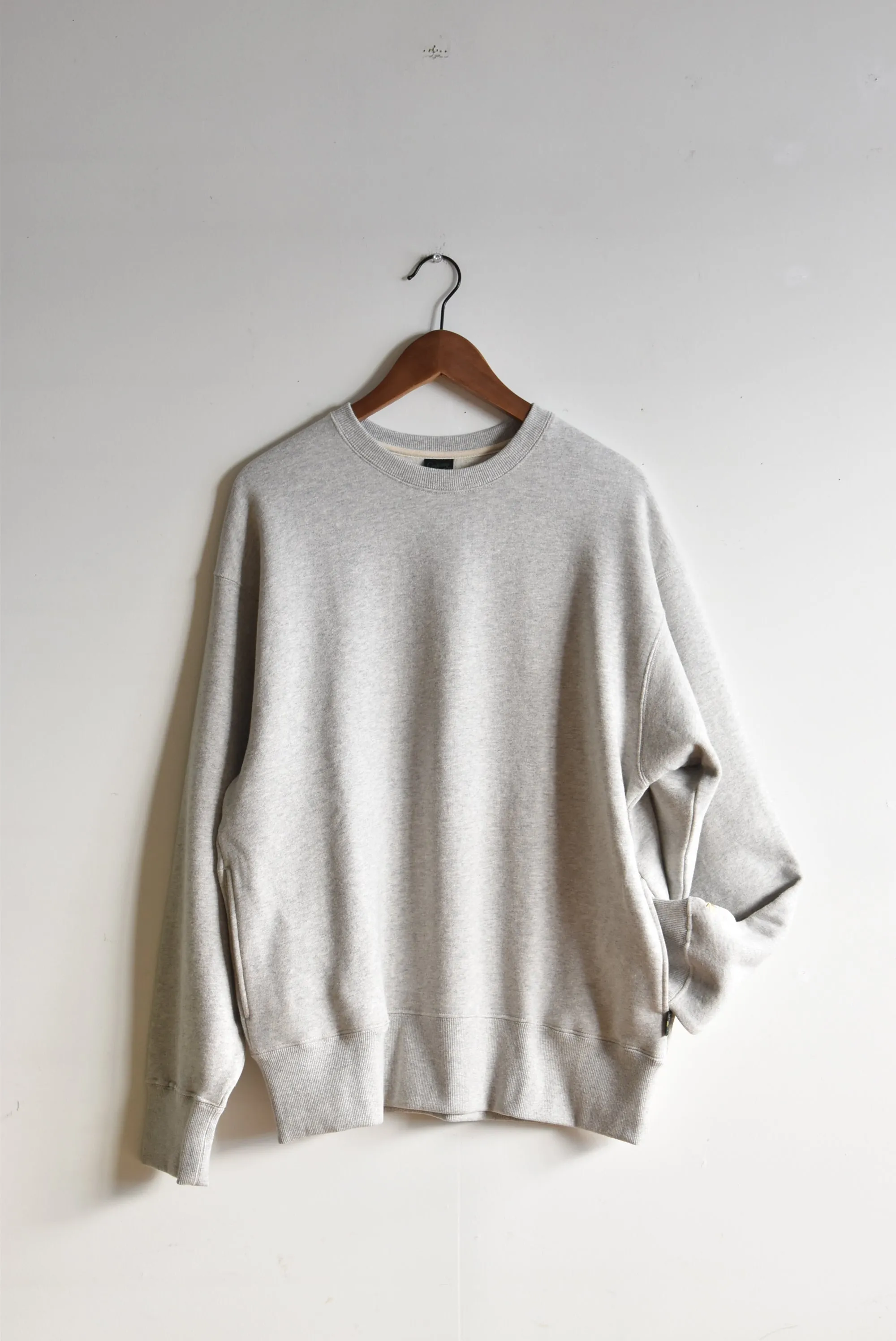 「GOHEMP」hemp crew sweat -ash heather-