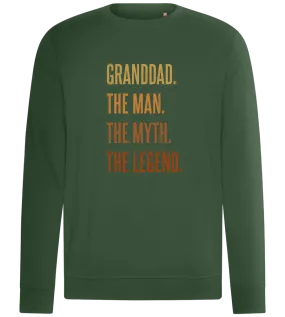 Granddad Man Myth Legend Design - Comfort unisex sweater