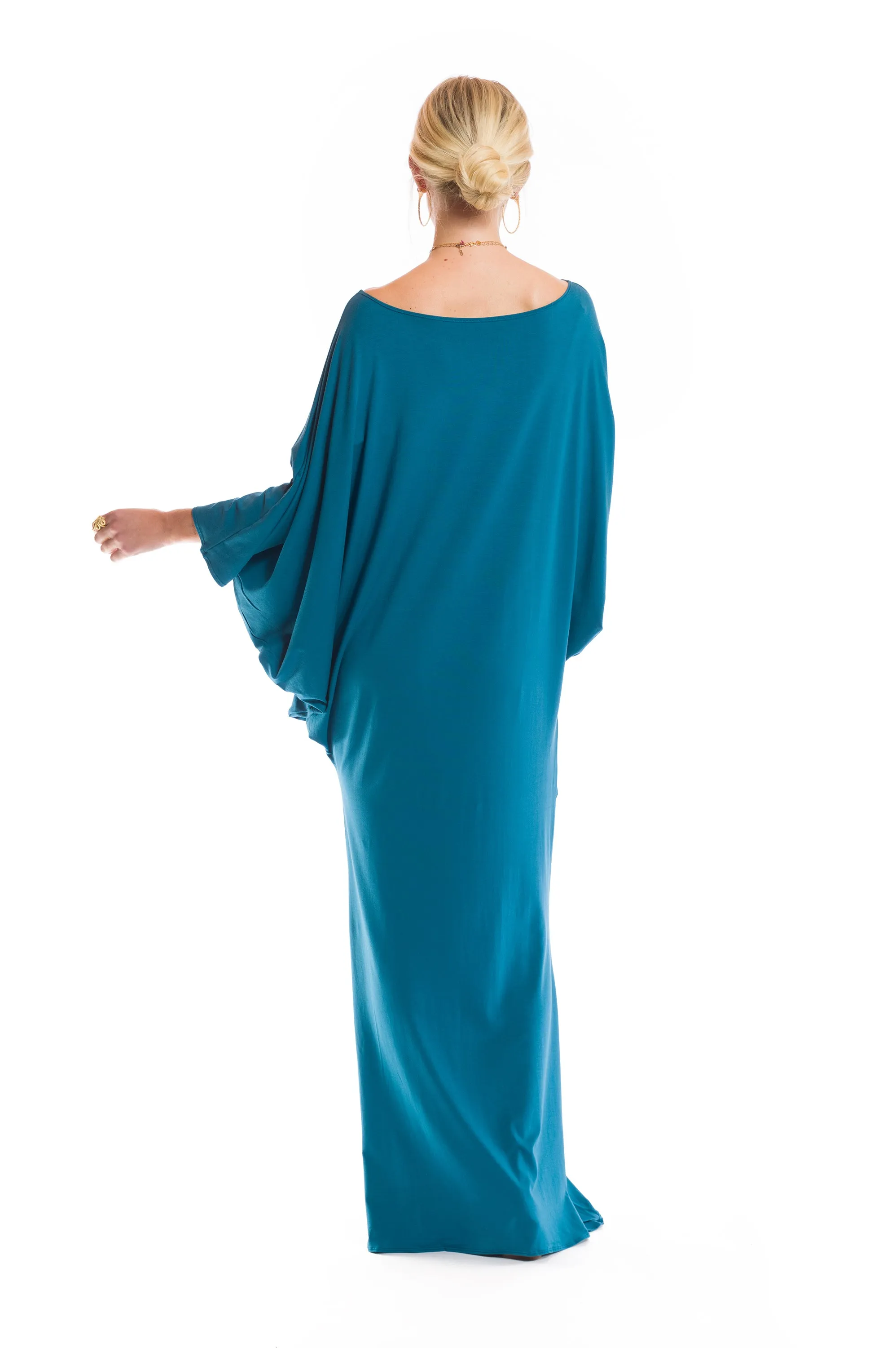 GRECIAN DRESS TEAL