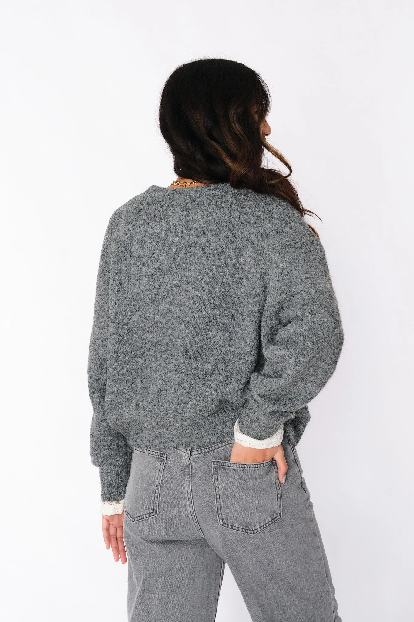 Grey Teri Sweater