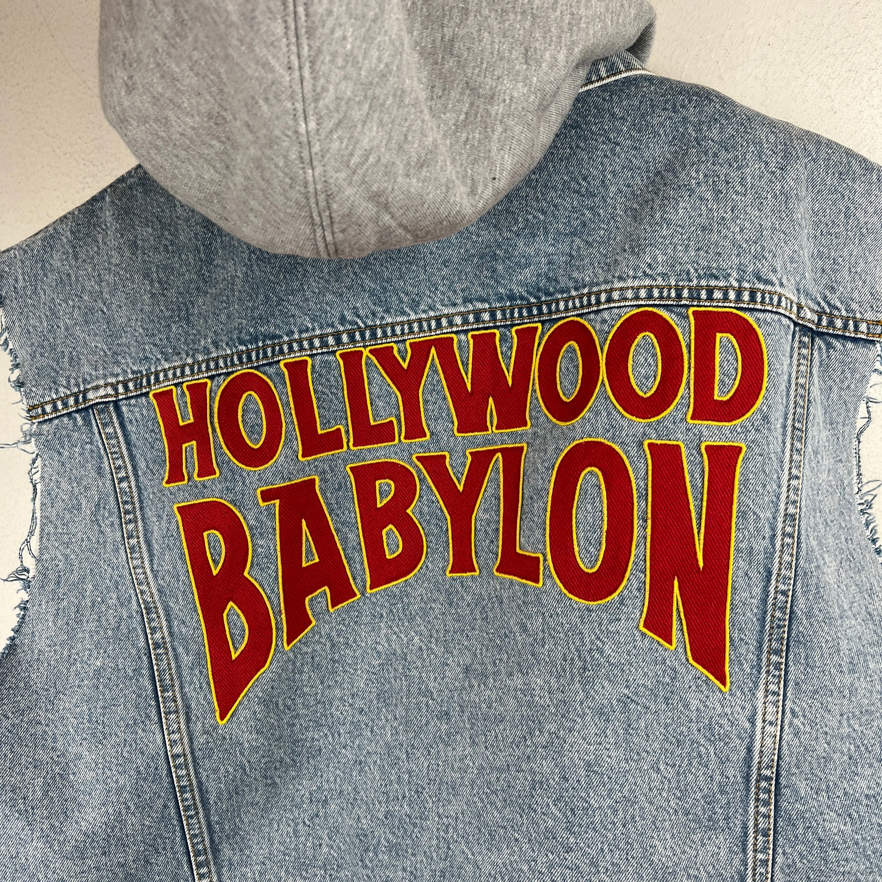 Gucci Hollywood Babylon Denim Hoodie Vest