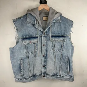 Gucci Hollywood Babylon Denim Hoodie Vest