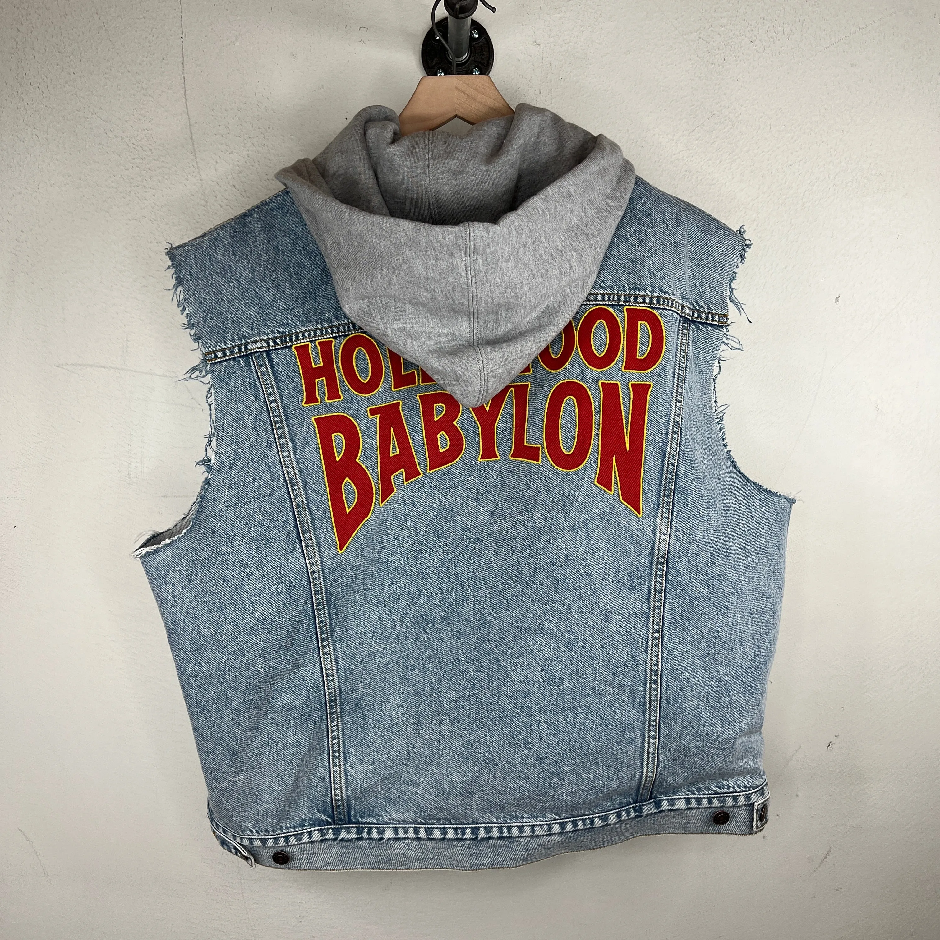 Gucci Hollywood Babylon Denim Hoodie Vest