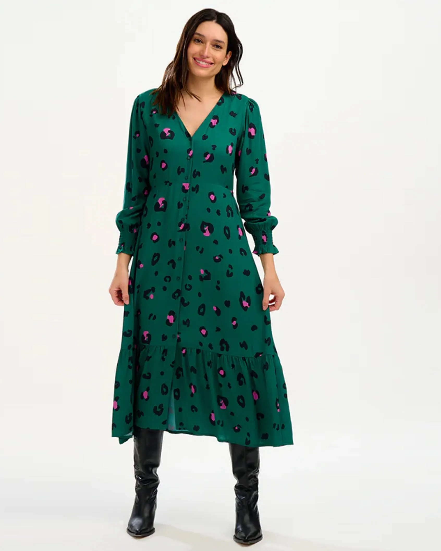 Gwen Long Tiered Dress