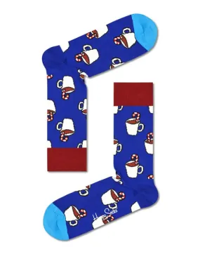 Happy Socks - Hot Cocoa and Candy Cane Socks