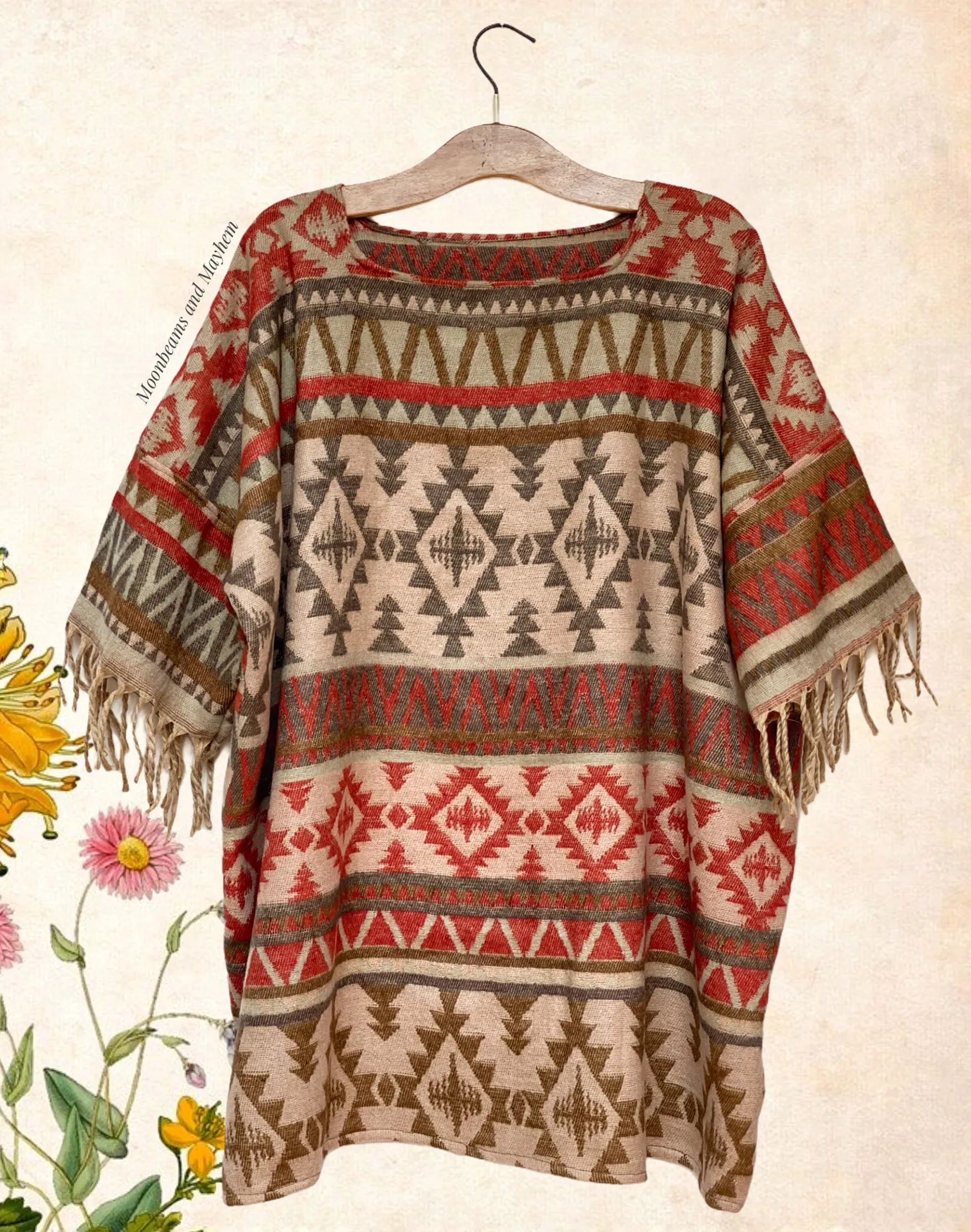 HAVANA TASSELED PONCHO