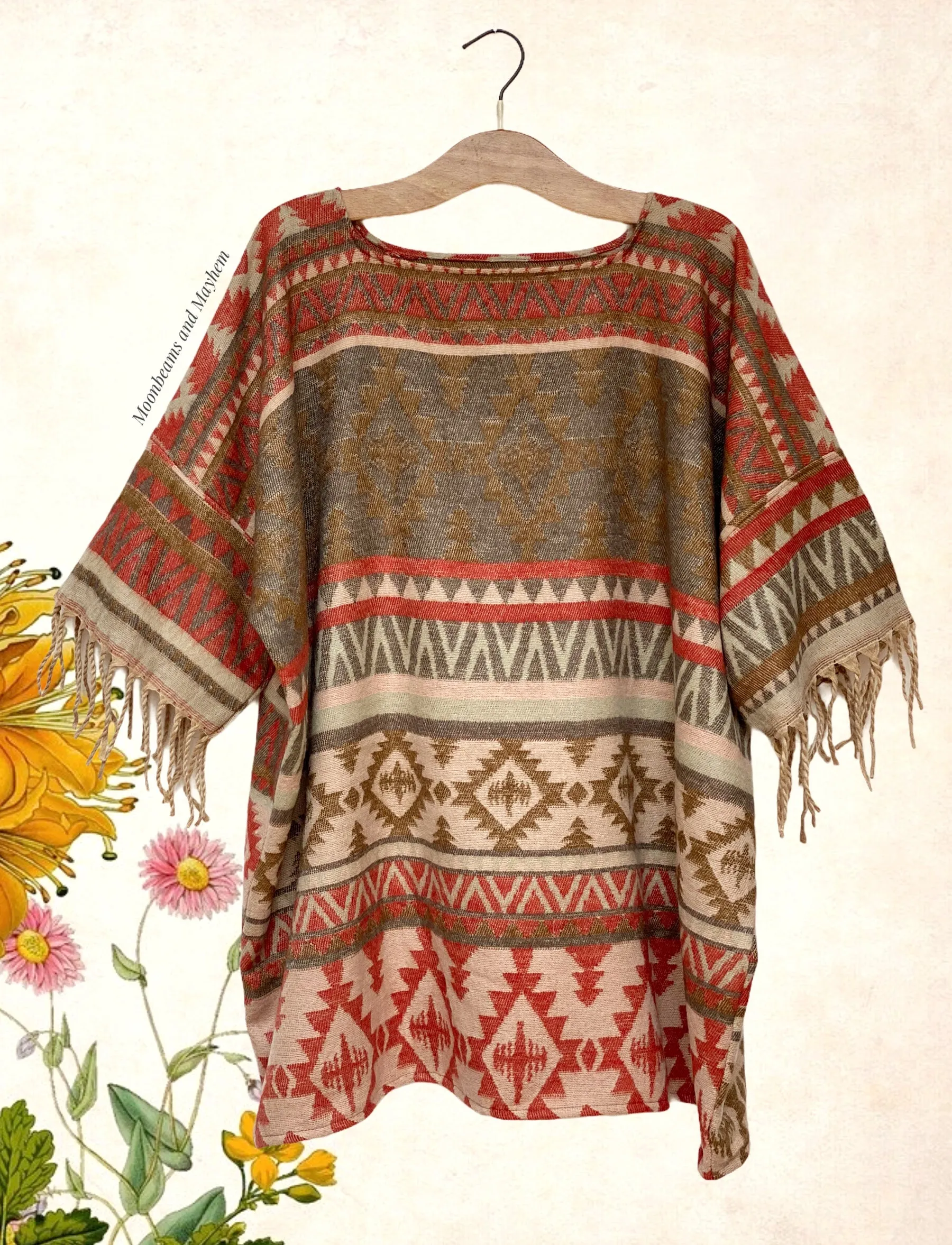 HAVANA TASSELED PONCHO