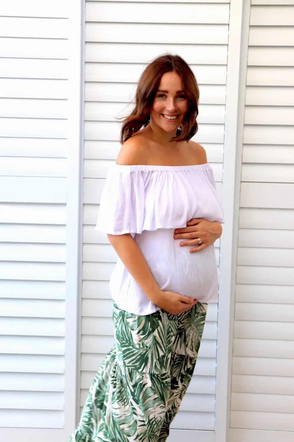 Hayman Maxi Skirt in Queen Palm