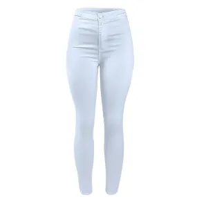 High Waist Casual Fashion Stretch Skinny Denim Pants