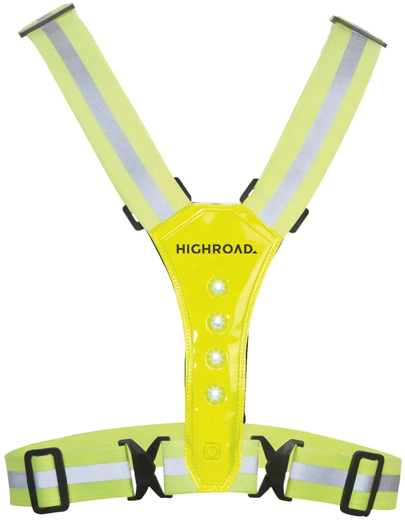 Highroad LED Sports Reflective Vest - Yellow