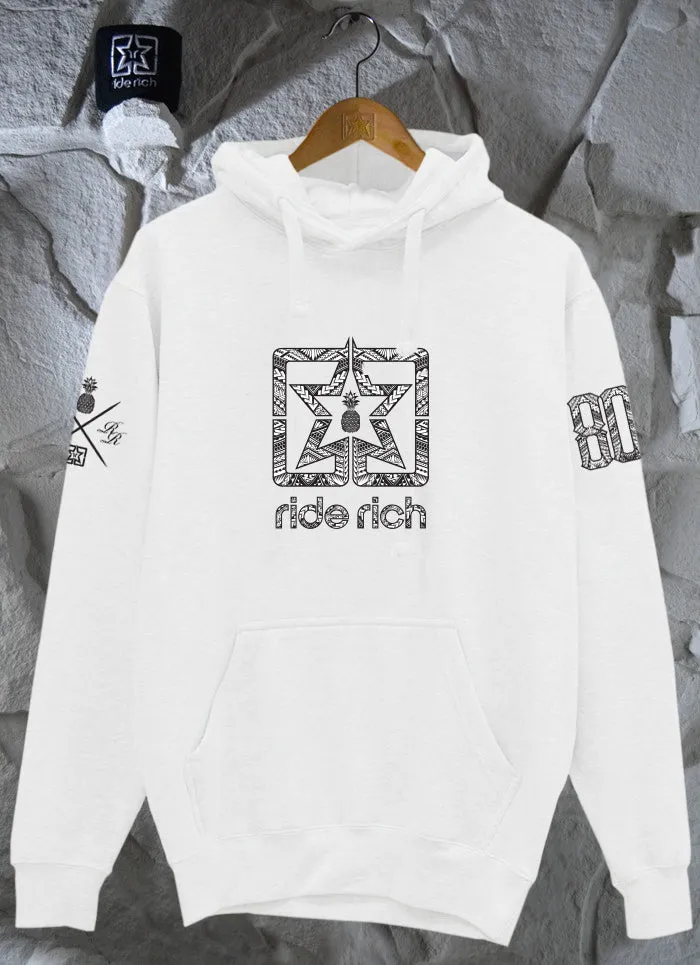 Home Grown 808 Edition Pullover Hoodie {White}