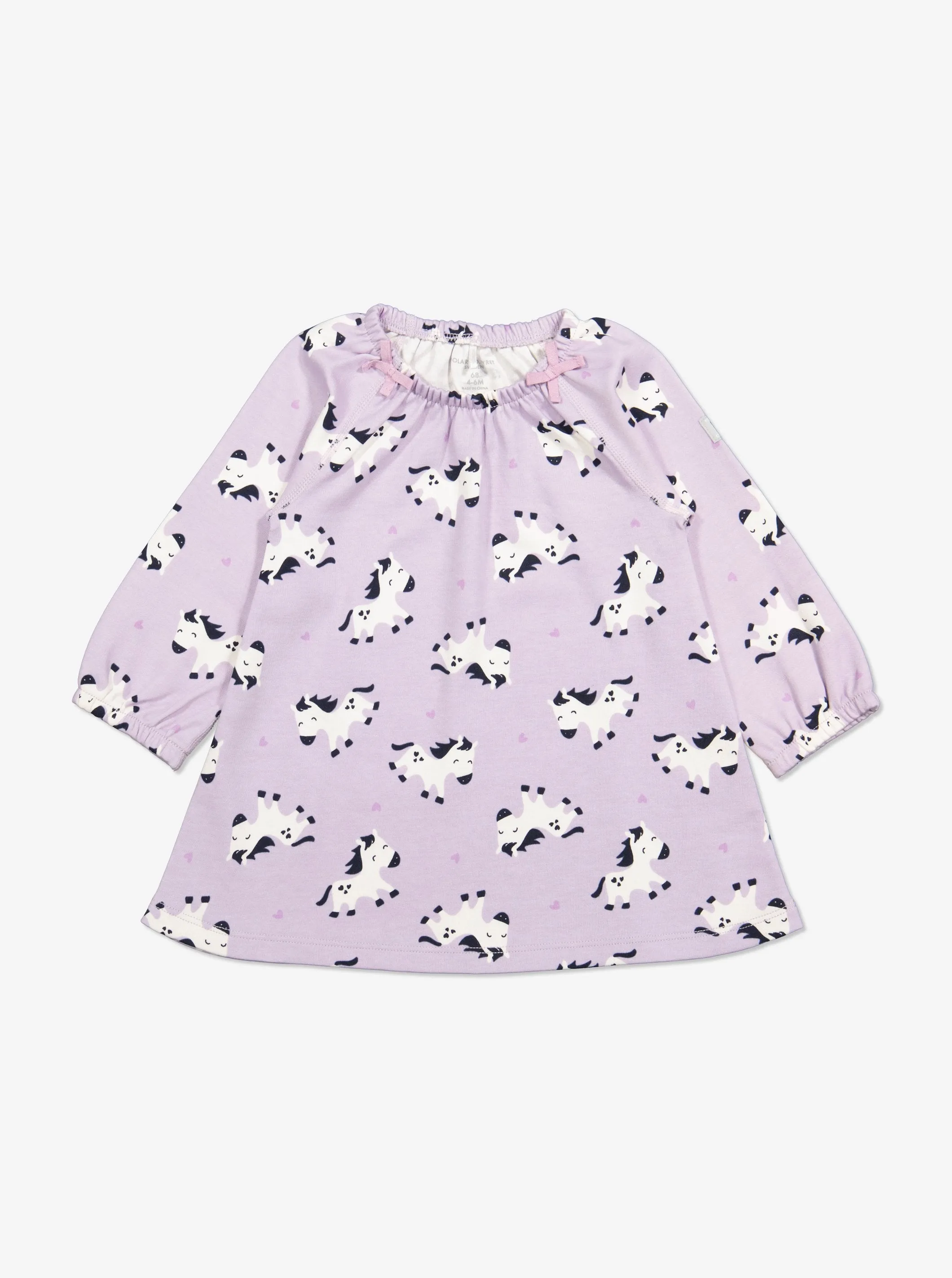 Horse Print Baby Dress