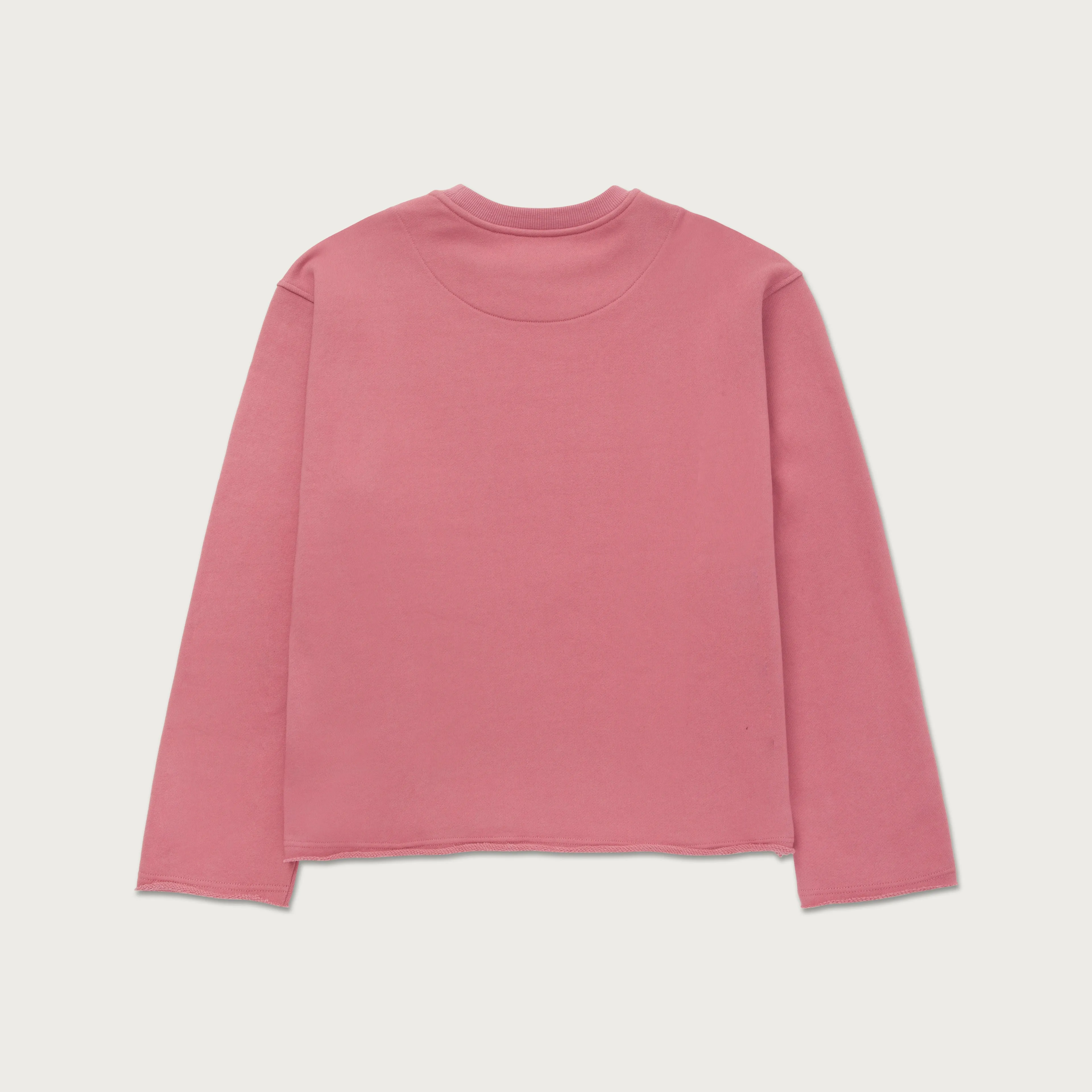 HTG® Raw Edge Pullover - Mauve