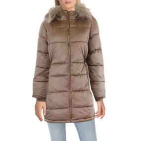 Jessica Simpson Womens Water Resistant Cold Weather Puffer Jacket