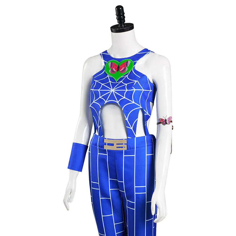 JoJo‘s Bizarre Adventure: Stone Ocean Jolyne Cujoh Pants Vest Outfits Halloween Carnival Suit Cosplay Costume