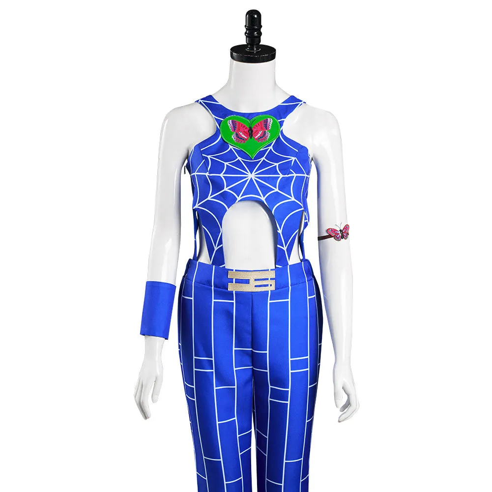 JoJo‘s Bizarre Adventure: Stone Ocean Jolyne Cujoh Pants Vest Outfits Halloween Carnival Suit Cosplay Costume