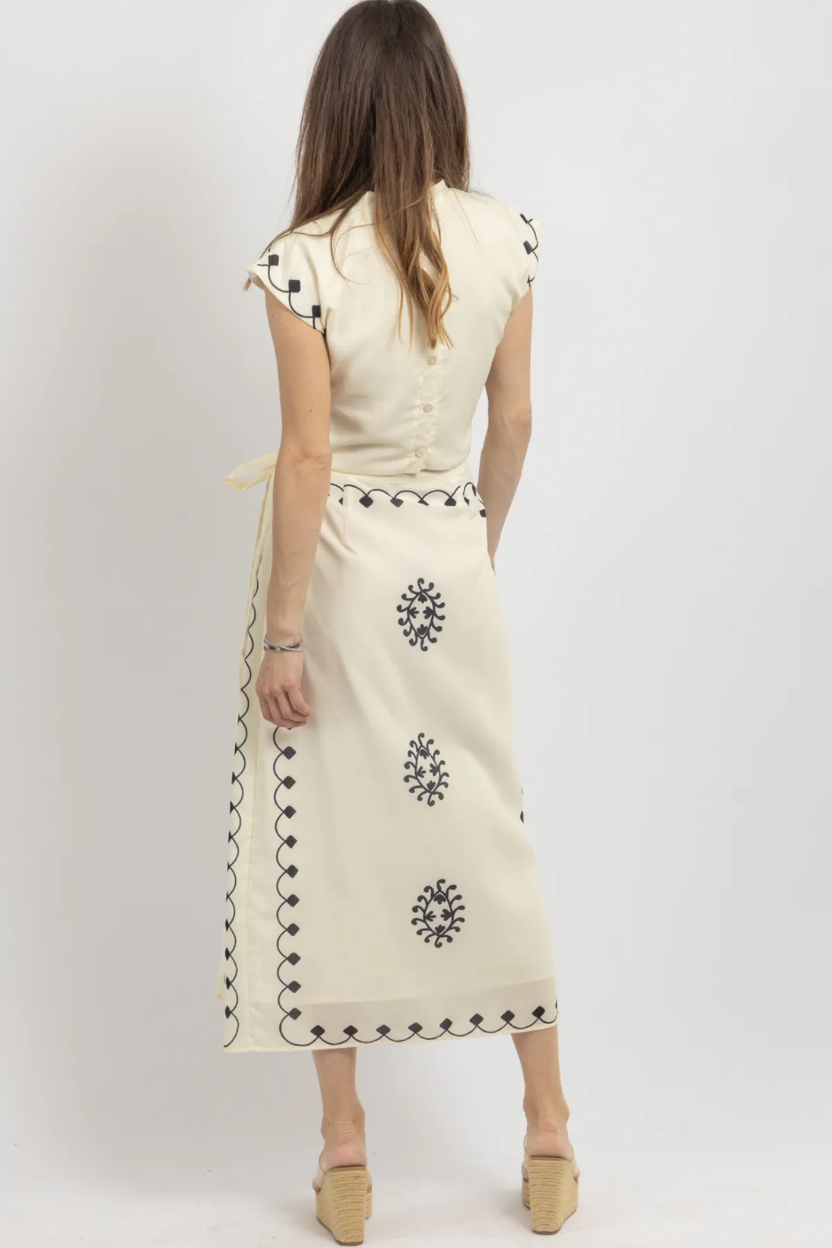 KAMORA IVORY SKIRT SET *BACK IN STOCK*