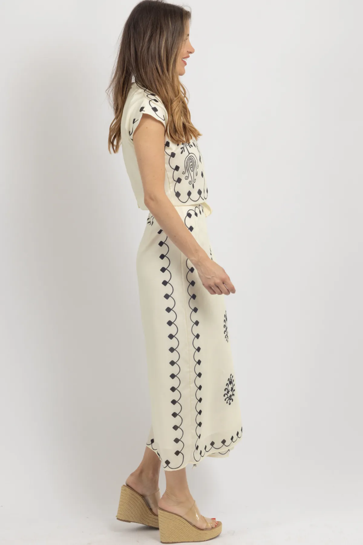 KAMORA IVORY SKIRT SET *BACK IN STOCK*