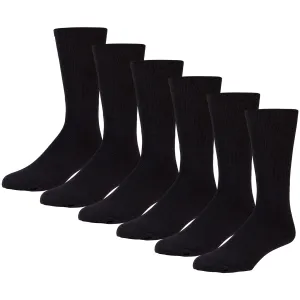 Kids Referee Style Cotton Sports Socks, Size 6-8