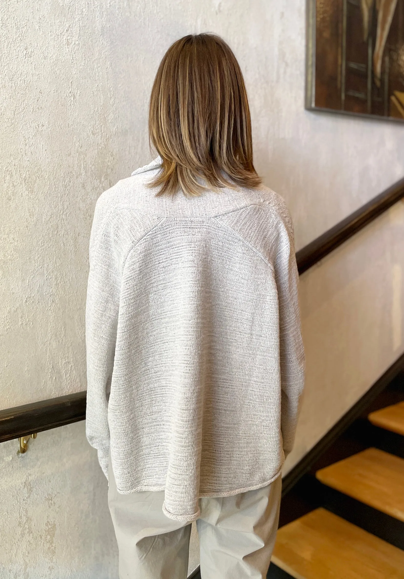 Knit Cardigan - Pear