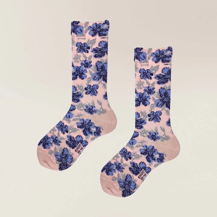 Kunert Clearance Flowery Socks 227810