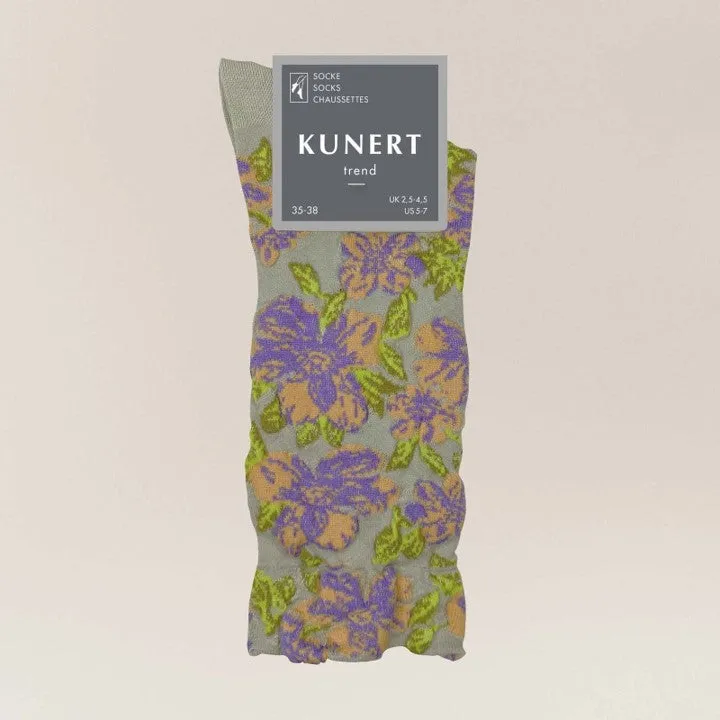 Kunert Clearance Flowery Socks 227810