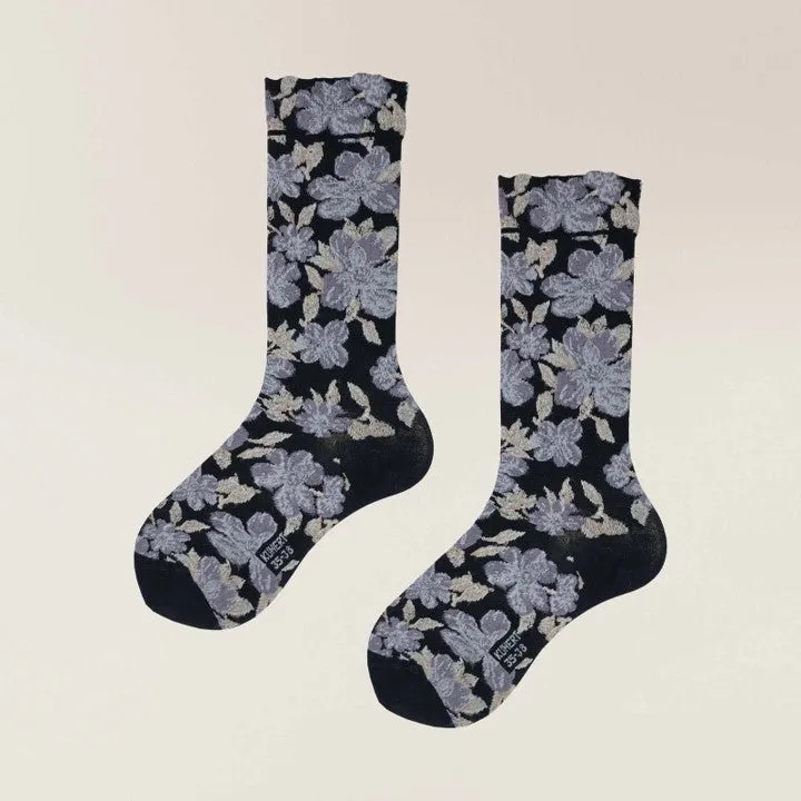 Kunert Clearance Flowery Socks 227810