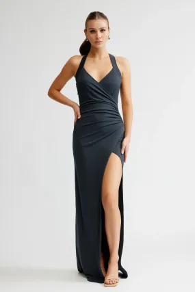 Lexi Iva Dress - Charcoal