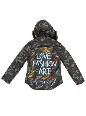 LFA Graffiti Parka with Fur Hood