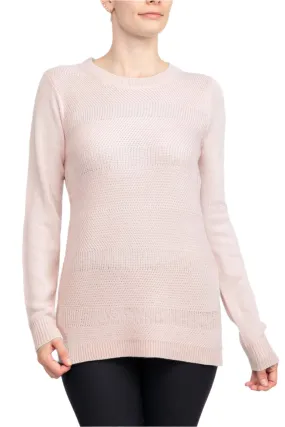 Lissy Crew Neck Long Sleeve Solid Knit Sweater