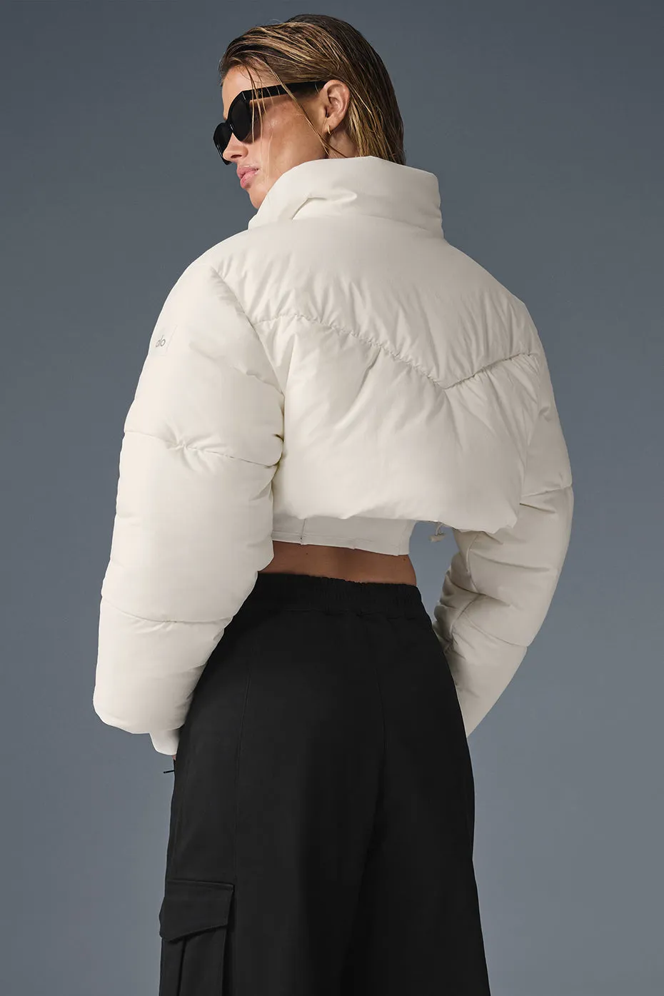 Main Act Corset Puffer - Ivory/Ivory