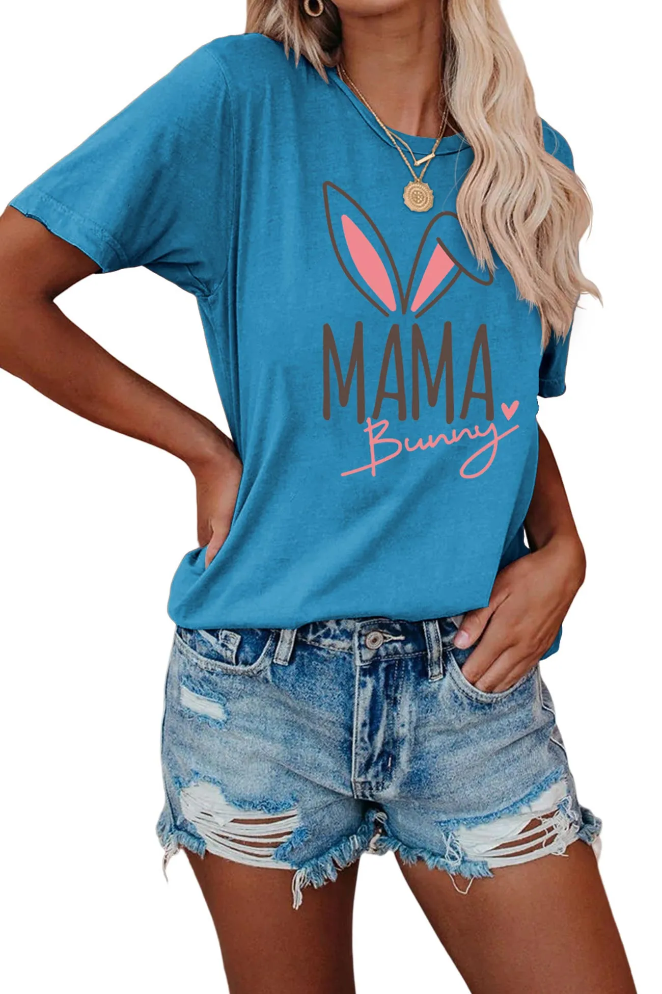 Mama Bunny Graphic T-shirt