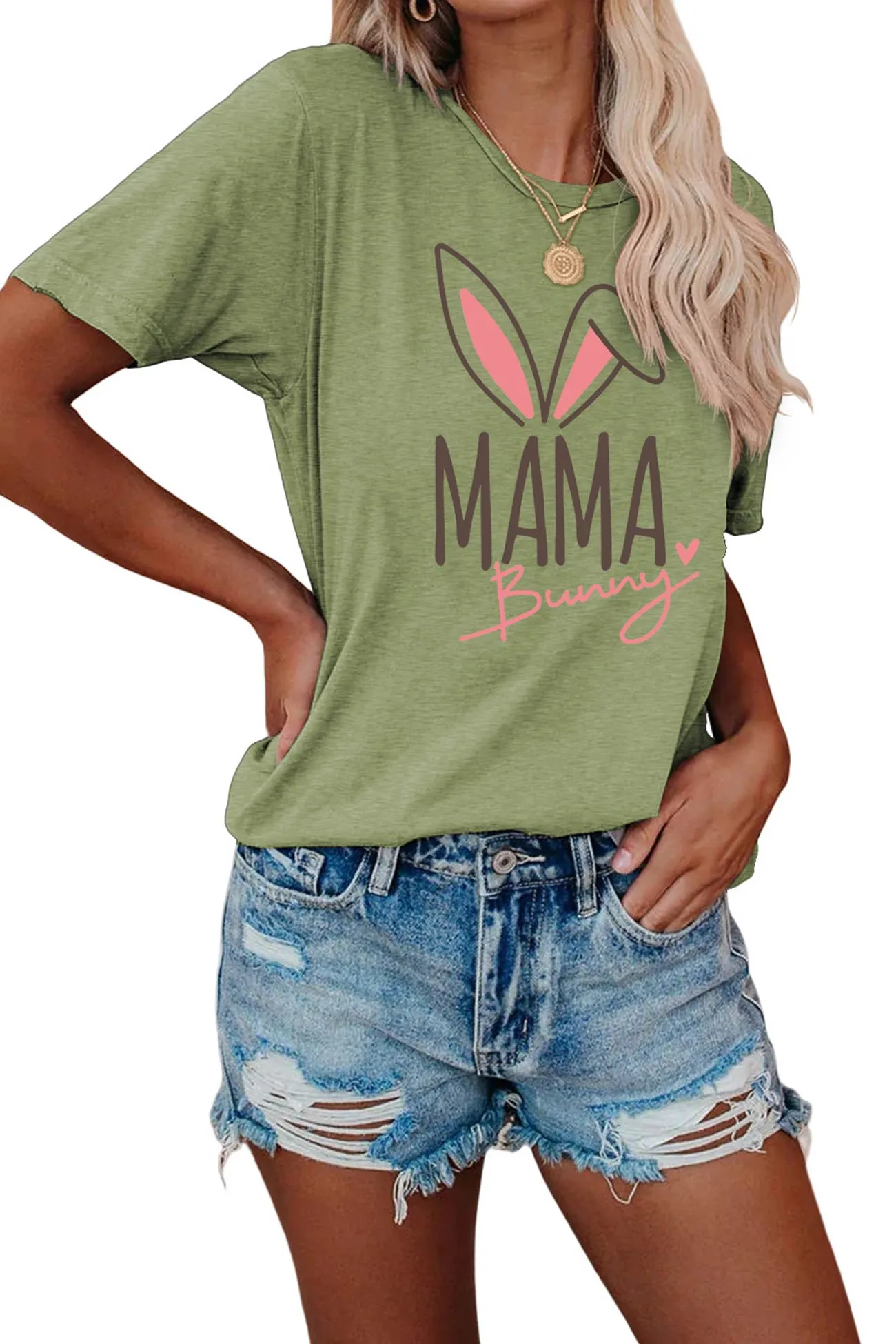 Mama Bunny Graphic T-shirt