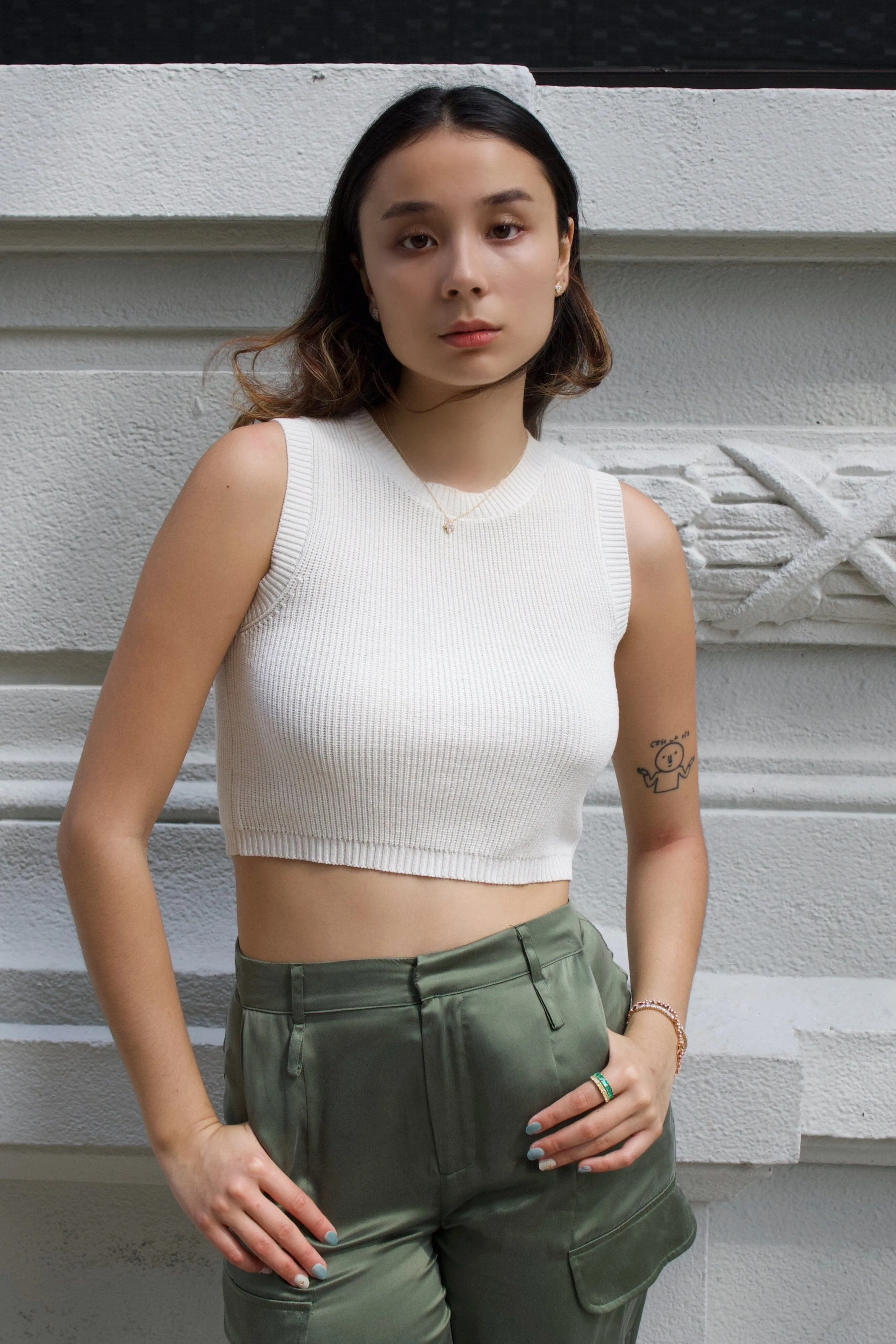 Medium Knit Crop Top