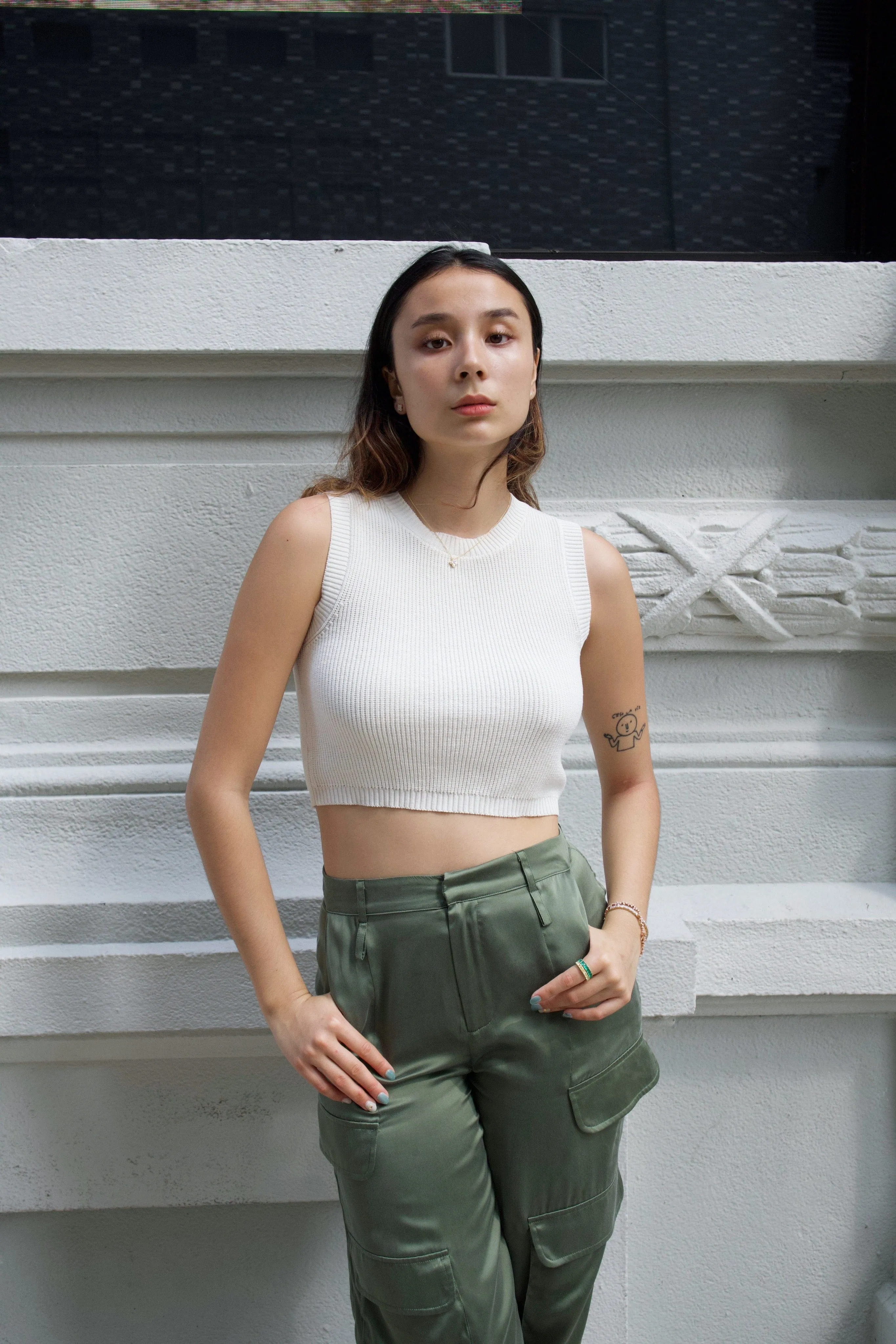 Medium Knit Crop Top