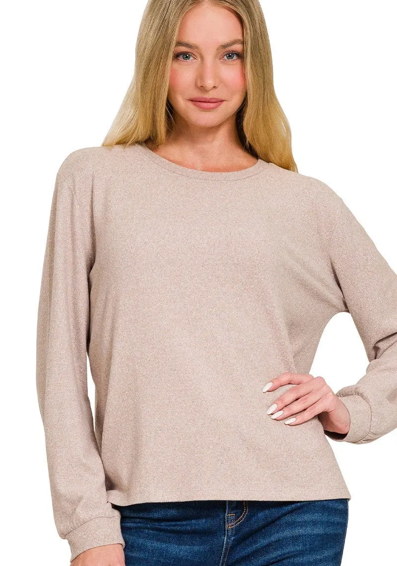 Meeting For Coffee Hacci Long Sleeve Tee- 2 Colors!