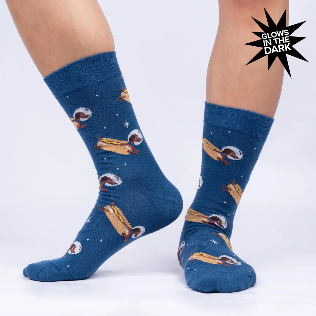 Men's Weiner Dogs In Space Socks