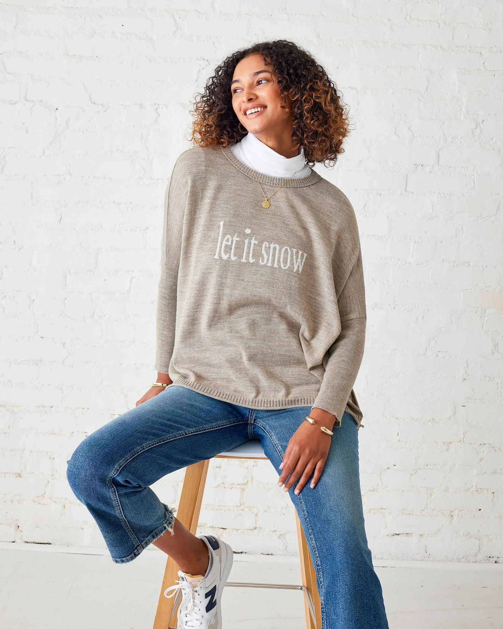 MERSEA - LET IT SNOW CATALINA CREWNECK SWEATER