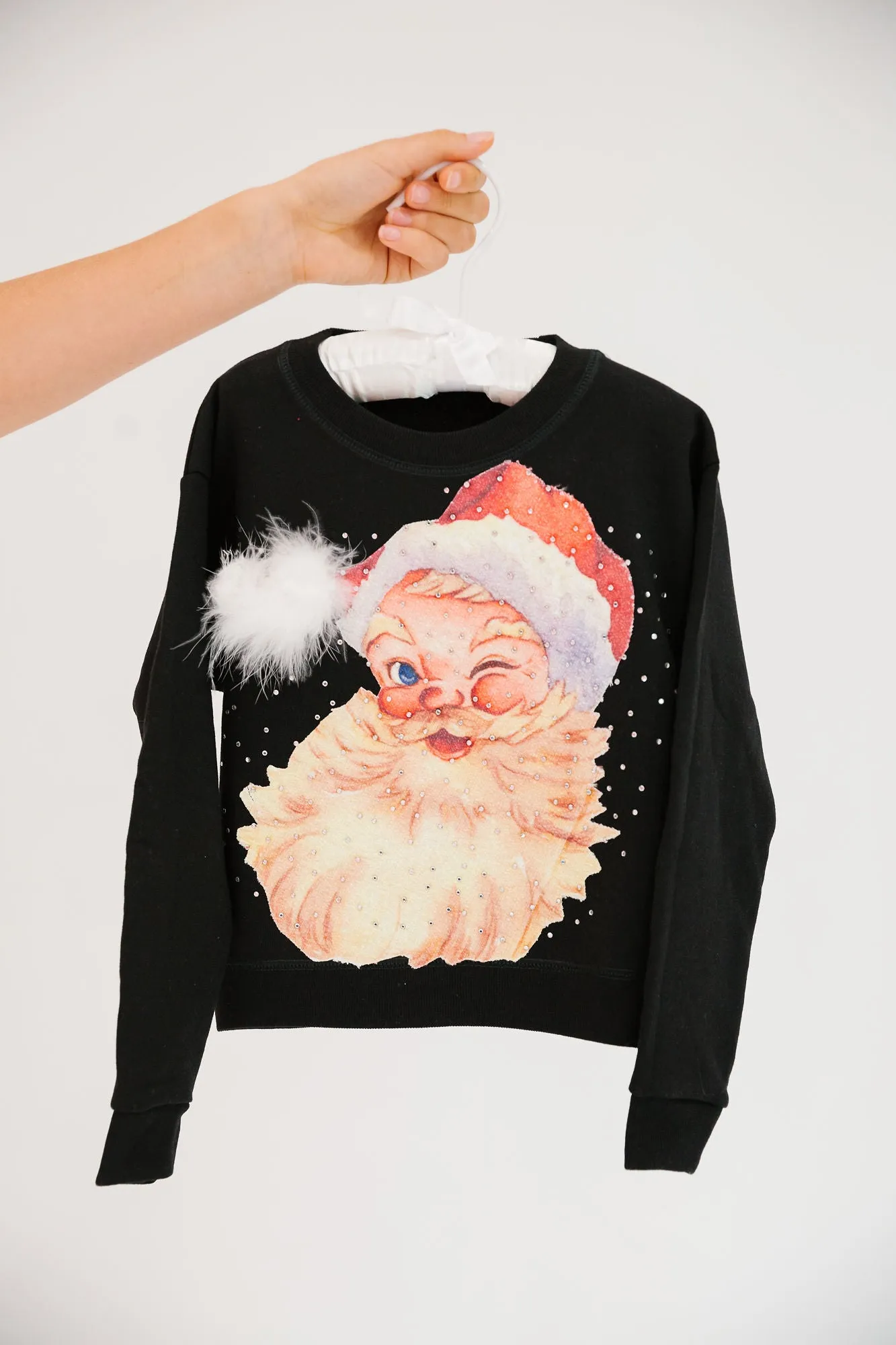 MINI KIDS JOLLY SANTA SPARKLE PULLOVER